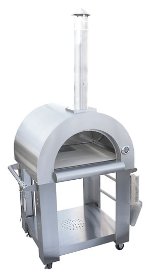 Kokomo 32” Wood Fired Stainless Steel Pizza Oven - Image 2