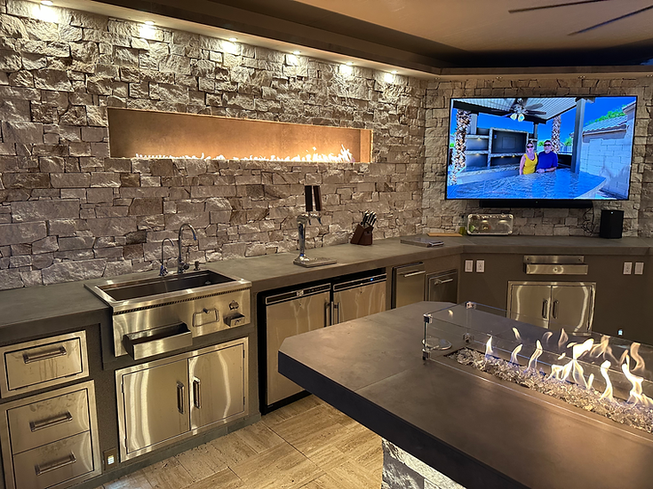 Luxury Outdoor Kitchen BBQ Grill Island - Image 10