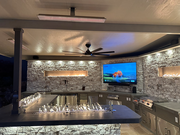 Luxury Outdoor Kitchen BBQ Grill Island - Image 4