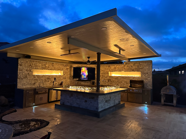 Luxury Outdoor Kitchen BBQ Grill Island - Image 14