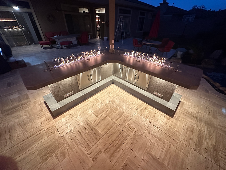 Luxury Outdoor Kitchen BBQ Grill Island - Image 8