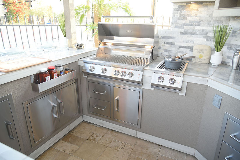 Best Outdoor Kitchen Bermuda BBQ Island with TV - Image 10