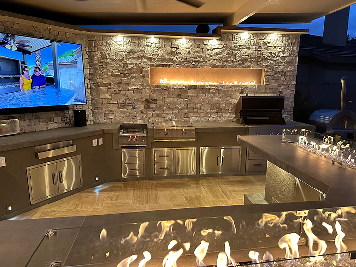 Luxury Outdoor Kitchen BBQ Grill Island - Image 5