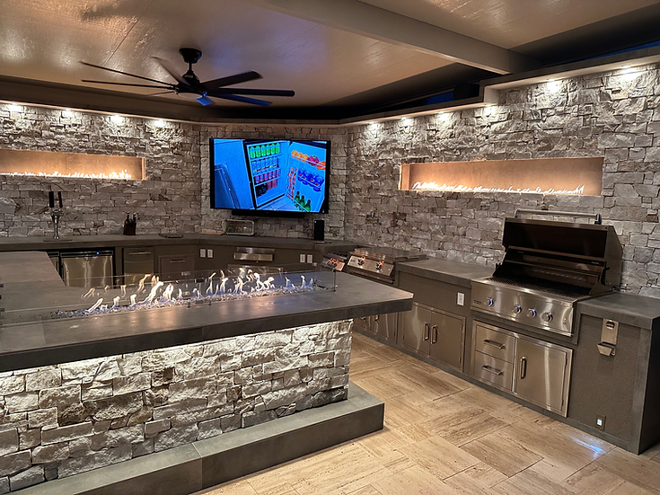 Luxury Outdoor Kitchen BBQ Grill Island - Image 11