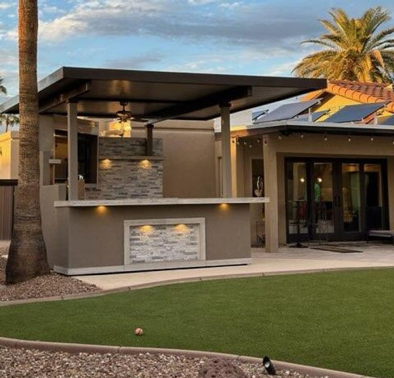 Best Outdoor Kitchen Bermuda BBQ Island with TV - Image 5